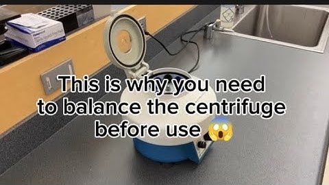 Why must Centrifuge be balanced | Why do we balance a centrifuge #technology  #machinelearning