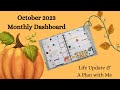 Decorative Planning, October 2023, Monthly Dashboard