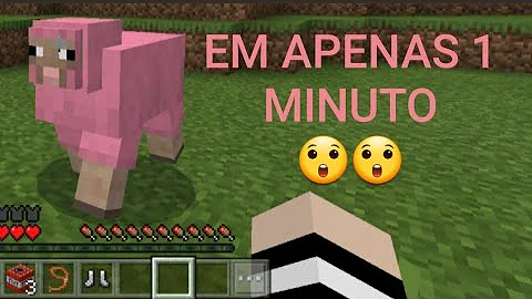 Como achar uma ovelha rosa no Minecraft?