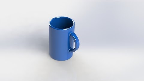 MAKE A MUG | solidworks tutorial |