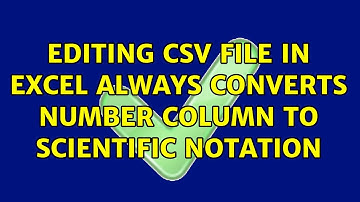 Editing CSV file in Excel always converts number column to scientific notation