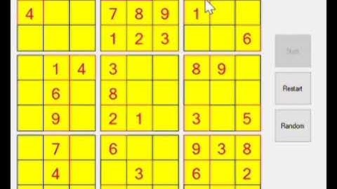 Sudoku game in VB.NET #games #game #puzzle #sudoku #programminglanguage #dotnet #visualbasic #vb