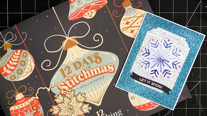 Spellbinders 12 Days of Stitchmas Advent Calendar, Day 5: Icy Snowflake Card Tutorial!