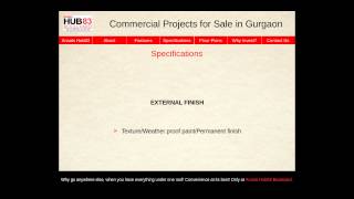 Ansals Hub83 Boulevard - Commercial Property In Gurgaon For Sale