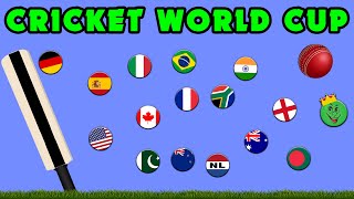 Cricket World Cup Marble Race 6 Marble Race King