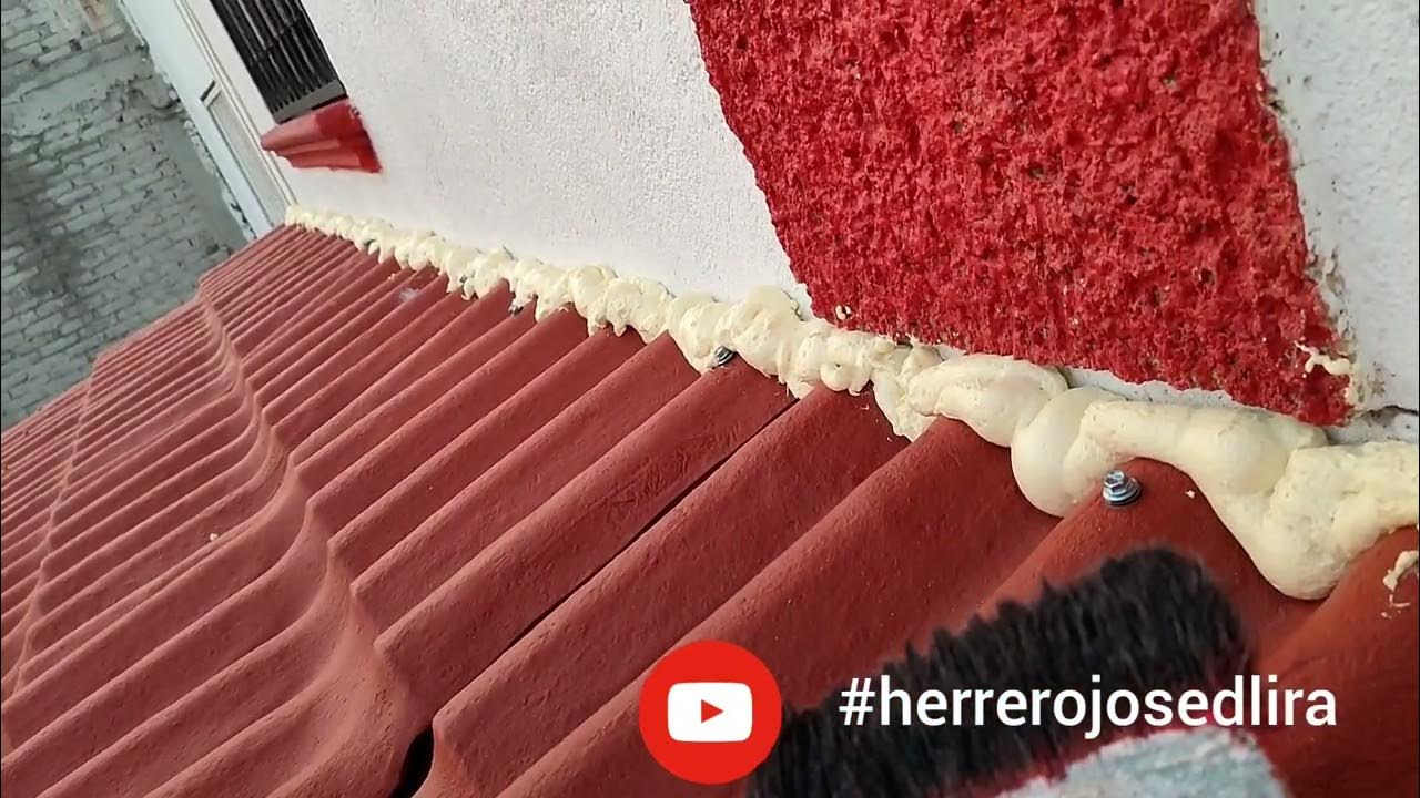 Artificial Organizar imperdonable cómo sellar techos de plastiteja y muro con espuma de #poliuretano (fácil y  económico) - YouTube