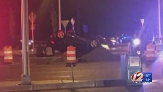 Bad rollover reported in Apponaug circulator area