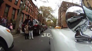(Short Clip) Ecto1 'Ghostbusters' in New York City  Halloween 2015