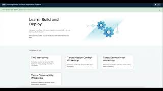 Tanzu for Kubernetes Operations (TKO) Workshop - TSM Module Walkthrough screenshot 2