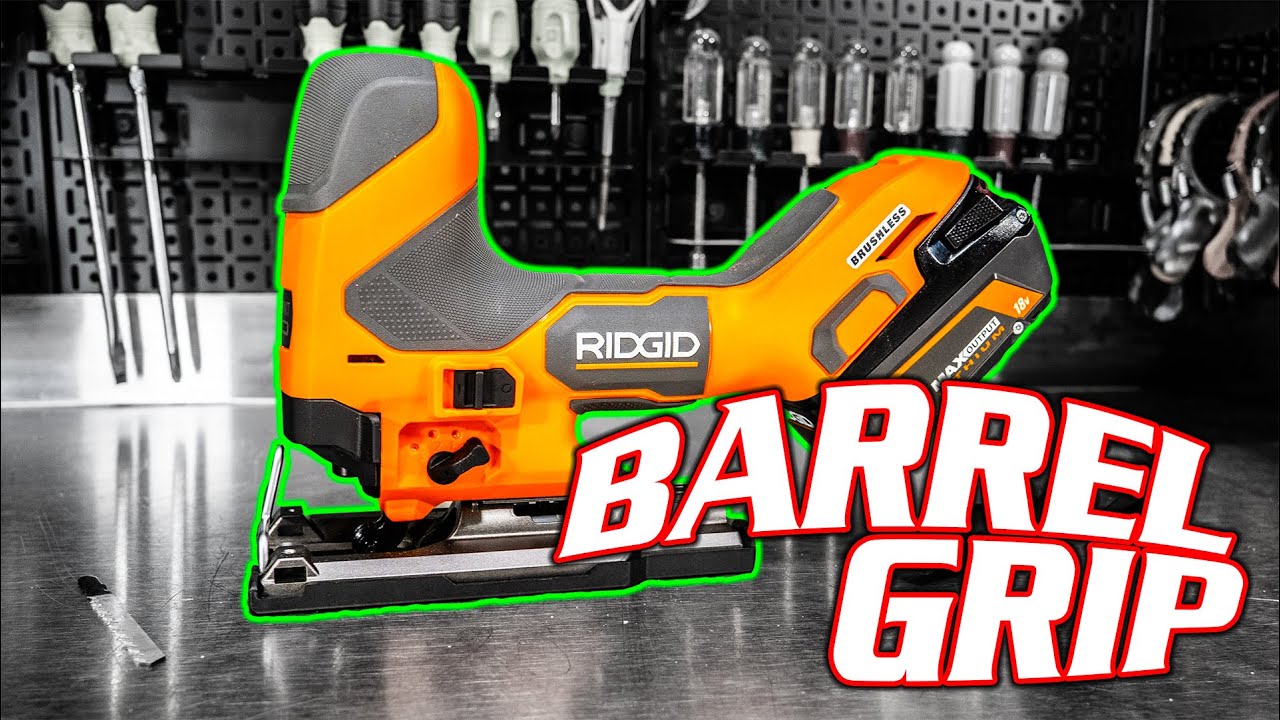 RIDGID R86346B 18V Sub Compact Barrel Grip Jig Saw Review YouTube