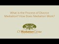 This video describes in great detail the process of Divorce Mediation in the state of Connecticut and how the process unfolds.