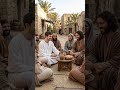 A person asks the group, 'Who wants another fresh loaf? #jesus #jesuslovesyou #jerusalem #bible
