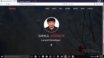 How to create a responsive portfolio website 2020 | with code | samiul siddique shakil