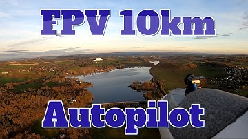 RC Plane fly autonomous 10km mission with autopilot