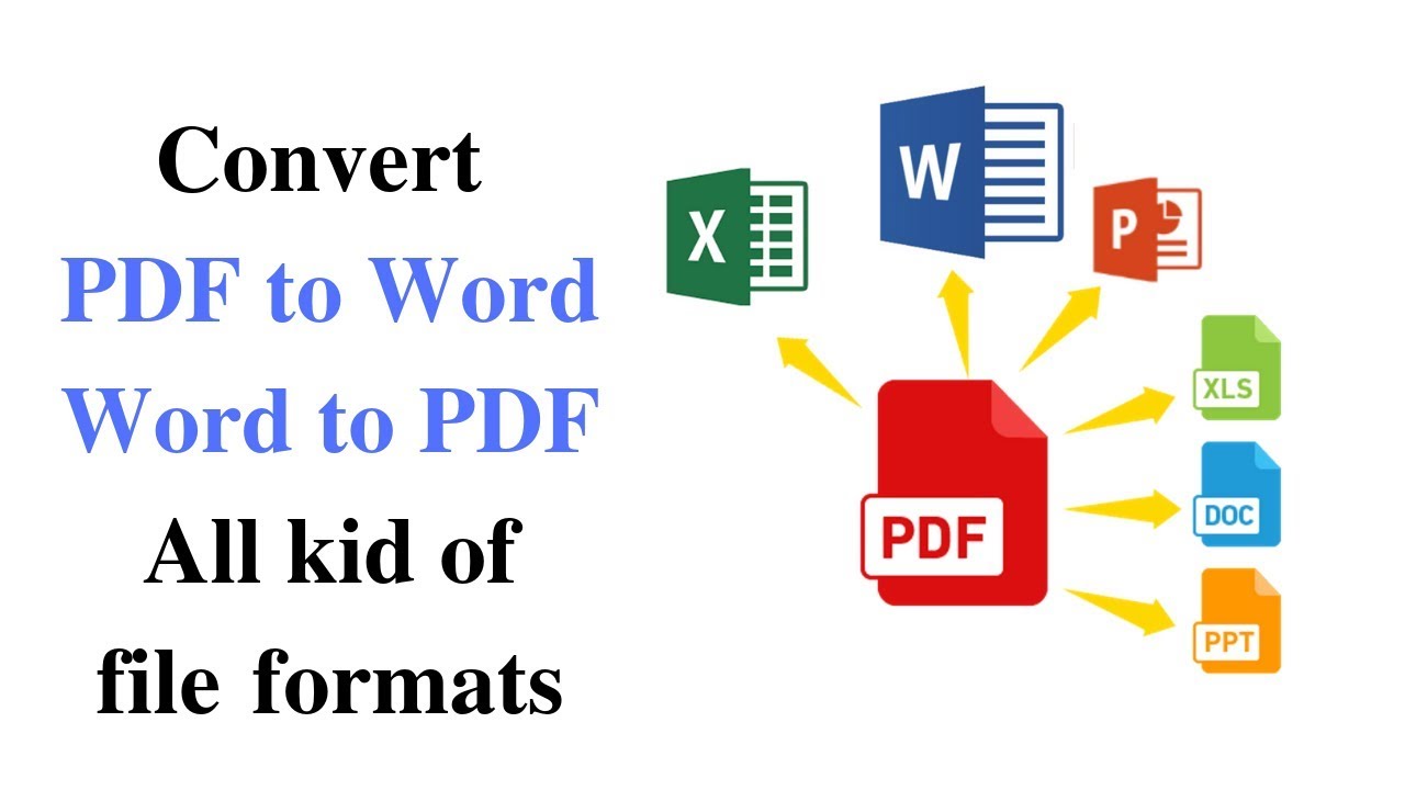 How to convert PDF files to MS word, doc, without software ...