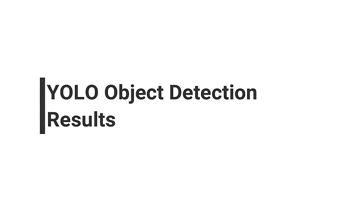 YOLO Object Detection Results