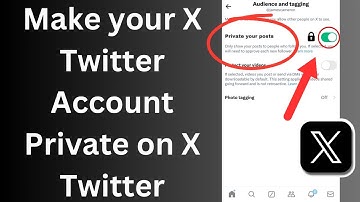 How to Make your X Twitter Account Private on X Twitter