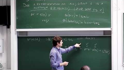 Representation Theory