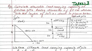 Unit:7 | Pile Foundation | Types:3 | Numerical | Foundation Engineering | Prashant YT | BE Civil |