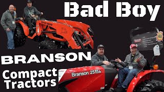 First Look!  Bad Boy and Branson Tractors Compact Tractors