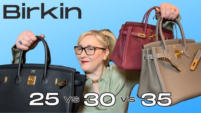 Official Size Comparison: Birkin 25 vs. Birkin 30 - PurseBop