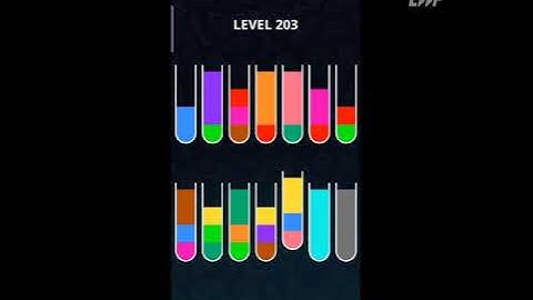Color sort puzzle level 203