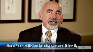Different People Use the Term Formative Assessment Differently