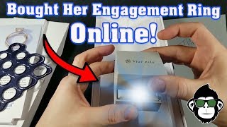 Buying An Engagement Ring ONLINE From Blue Nile | Unboxing & Review