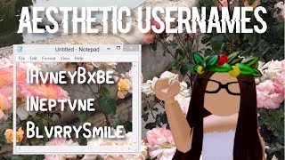 Aesthetic Roblox Usernames By K X R E N - grunge aesthetic roblox names