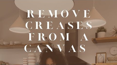 Wrinkled Canvas? Painters, I’ve got a hack to get rid of them! #shorts