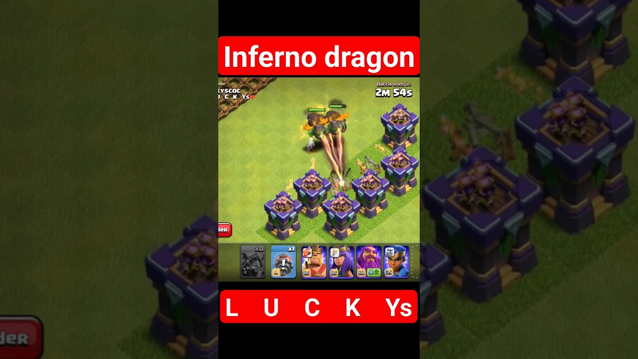 Inferno Dragon Clash Of Clans