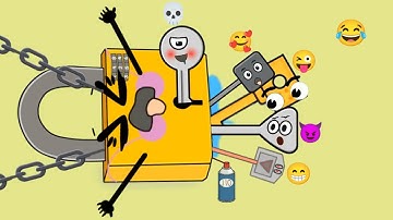 Lock and key sus 💀😜 Life of sus keys || Animation Parody 