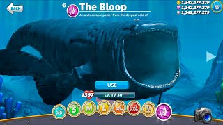 BLOOP ? Hungry Shark World BUT I GAME WITH THE NEW BLOOP All 35 Sharks Unlocked Hack Gems and Coins