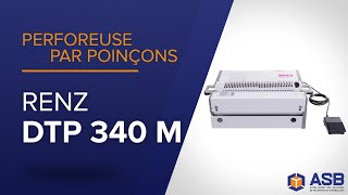Perforeuse Par Poinçons Renz Dtp 340M I Asb
