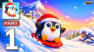 Sled Surfers - Gameplay Walkthrough Part 1 - Fun Winter Is Coming (Android, iOS) screenshot 4
