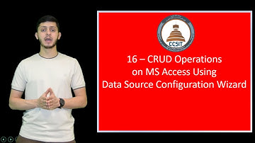 WinForm Tutorial Using C# 16 - CRUD Operations on MS Access Using Data Source Configuration Wizard