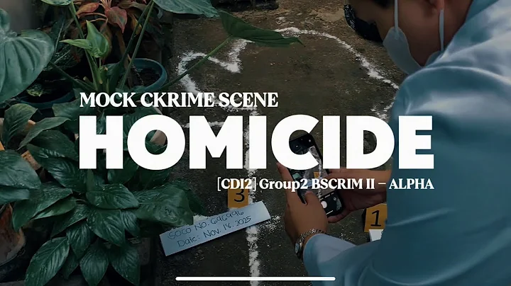 JCFC - Mock Crime Scene - Homicide - GROUP 2