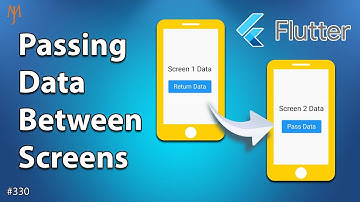Flutter Tutorial - Passing Data Between Screens & Widgets | Stateful & Stateless Widgets