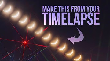 Turn your timelapse into a moon composite