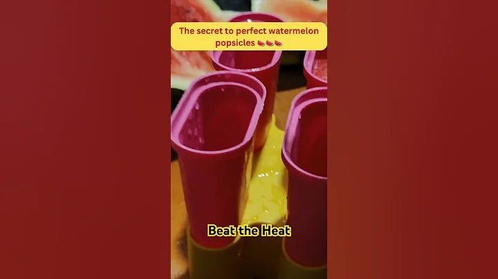 Secret to perfect watermelon popsicles | easy to make popsicles | beat the heat 🍉🍉🍉🍉