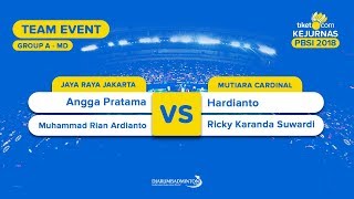 Divisi 1 - Group A | MD | Pratama/Ardianto (Jaya Raya) VS  Hardianto/Suwardi (Mutiara Cardinal)