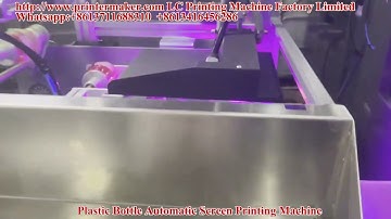 high speed plastic bottle automatic screen printing machine