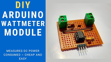 DIY Power/Wattmeter Module for Arduino || How to measure power using Arduino