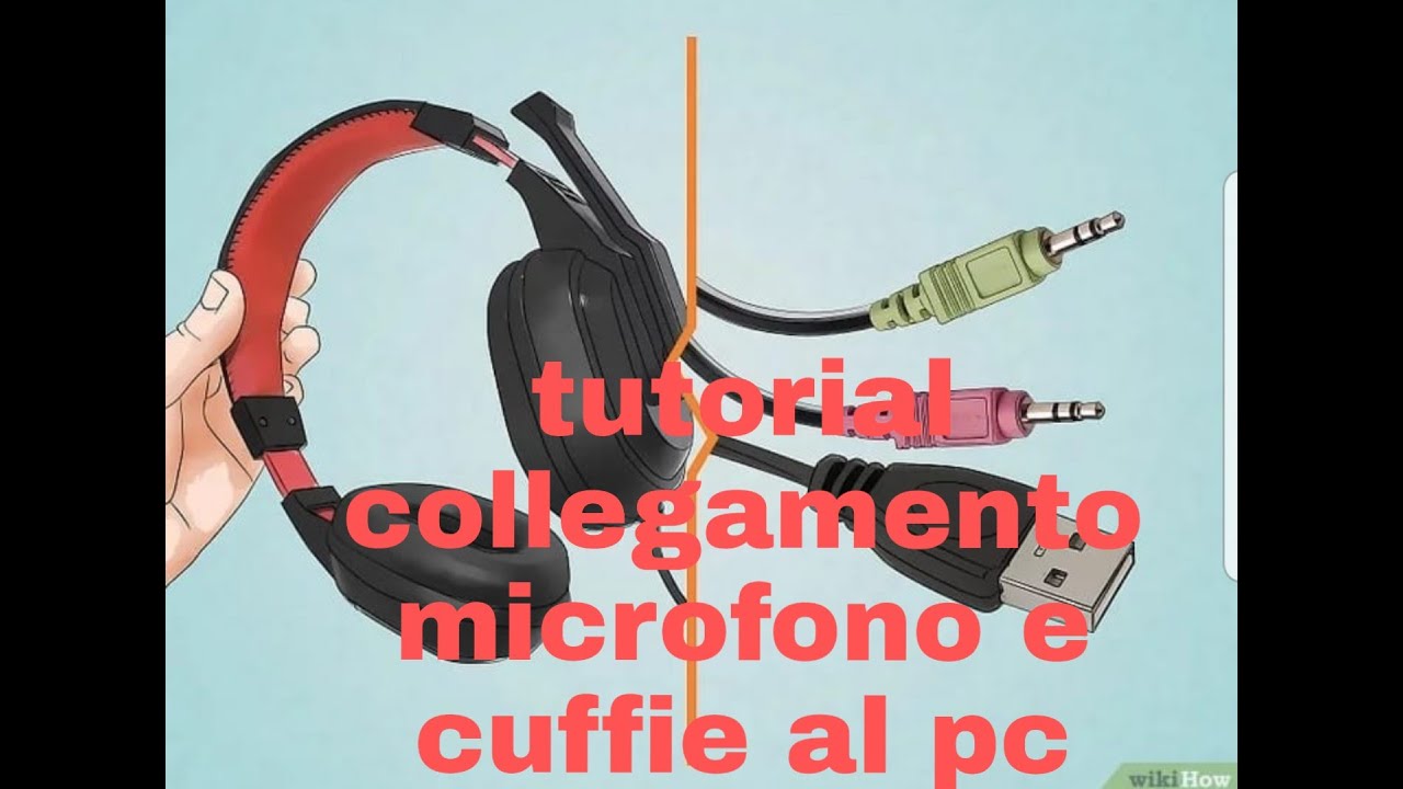 Cuffie da PC con doppio collegamento jack + microfono - LinQ - Italiano