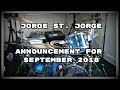 Announcement for September 2018