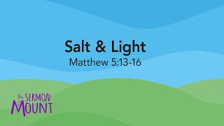 Salt & Light - Matthew 5:13-16 - Dave Cragoe - The Bridge Church