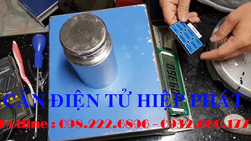 Hướng dẫn cal chỉnh hiệu chuẩn cân  điên tử HAW