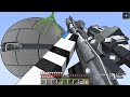 DESTROYING PILLAGERS DEATH STAR USING STAR WARS WEAPONS IN MINECRAFT