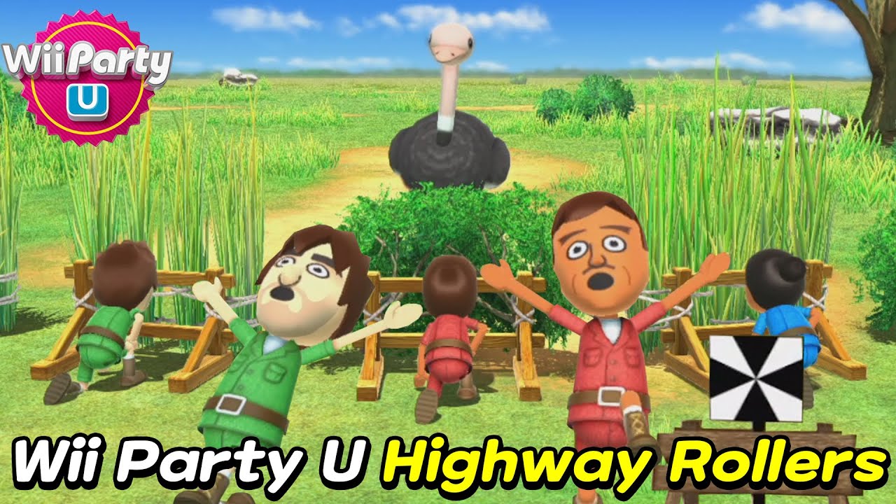Wii Party U - Highway Rollers (Expert com) Iridessa vs Eduardo vs Andre vs Xixi | AlexGamingTV