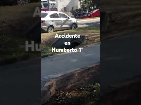 Humberto Primo: Accidente vial auto y camioneta